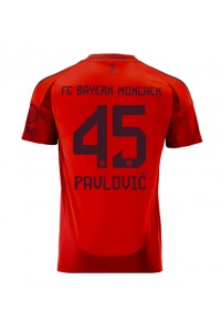 Bayern Munich Aleksandar Pavlovic #45 Voetbaltruitje Thuis tenue 2024-25 Korte Mouw